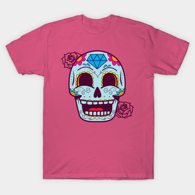 Flower Skull T-Shirt by superdupertees